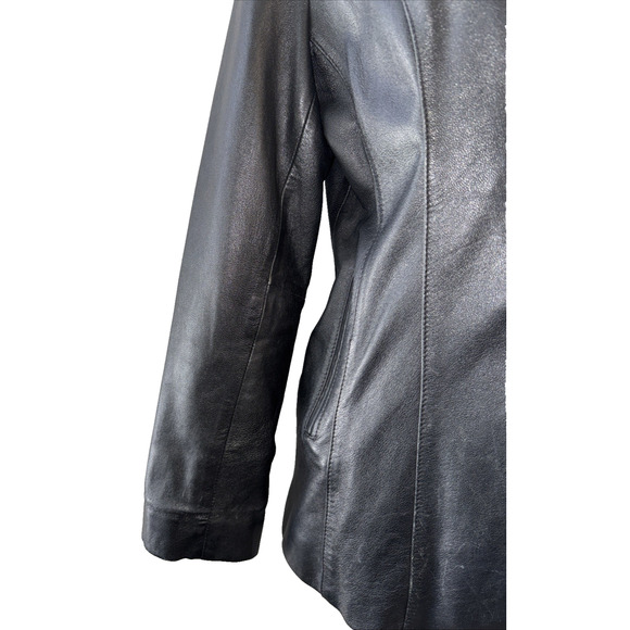 Pelle Studio Wilsons Leather Vintage Leather Blazer Jacket Size M - Picture 4 of 13